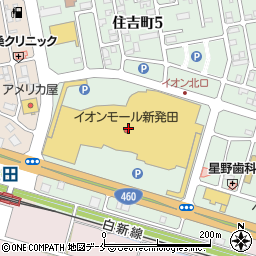 ダイソーイオンモール新発田店周辺の地図