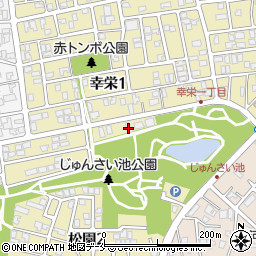 新潟県新潟市東区幸栄1丁目12-12周辺の地図