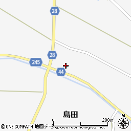 宮城県角田市島田米場周辺の地図