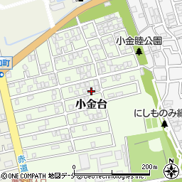 新潟県新潟市東区小金台周辺の地図