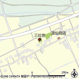 三社宮周辺の地図