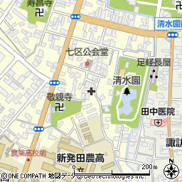 新発田浄霊センター周辺の地図