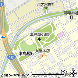 津島屋公園周辺の地図