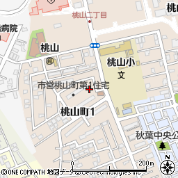 新潟県新潟市東区桃山町周辺の地図