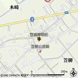 笠柳神明社周辺の地図