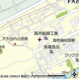 新潟県新潟市北区下大谷内378-26周辺の地図