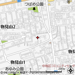新潟県新潟市東区物見山周辺の地図