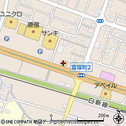 はま寿司新発田店周辺の地図
