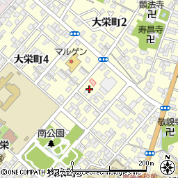 新潟県新発田市大栄町3丁目周辺の地図