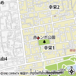 新潟県新潟市東区幸栄1丁目8-32周辺の地図