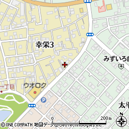 新潟県新潟市東区幸栄3丁目13-42周辺の地図