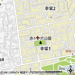 新潟県新潟市東区幸栄1丁目8周辺の地図