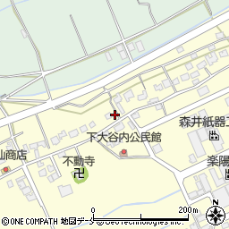 新潟県新潟市北区下大谷内241周辺の地図