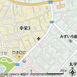 新潟県新潟市東区幸栄3丁目13-41周辺の地図