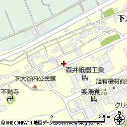 新潟県新潟市北区下大谷内817周辺の地図