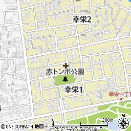 新潟県新潟市東区幸栄1丁目8-14周辺の地図