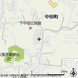 山形県米沢市中田町1726周辺の地図