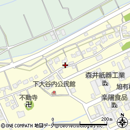 新潟県新潟市北区下大谷内255周辺の地図