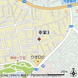 新潟県新潟市東区幸栄3丁目13-3周辺の地図