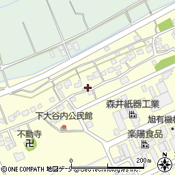新潟県新潟市北区下大谷内256周辺の地図