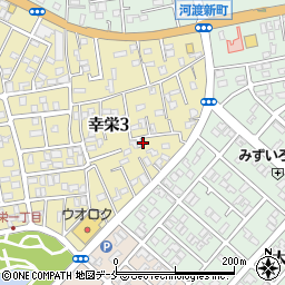 新潟県新潟市東区幸栄3丁目13-27周辺の地図