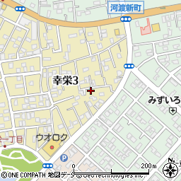 新潟県新潟市東区幸栄3丁目13-28周辺の地図