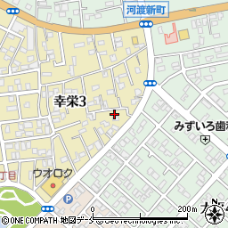 新潟県新潟市東区幸栄3丁目13-31周辺の地図