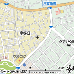 新潟県新潟市東区幸栄3丁目13-30周辺の地図