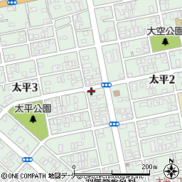 新潟県新潟市東区太平周辺の地図