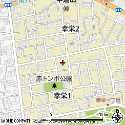 新潟県新潟市東区幸栄1丁目7周辺の地図