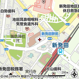 新発田駅前薬局周辺の地図