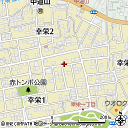 新潟県新潟市東区幸栄周辺の地図