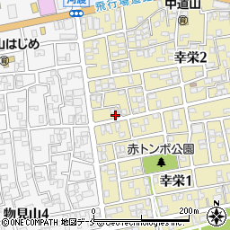 新潟県新潟市東区幸栄2丁目1-17周辺の地図