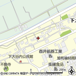 新潟県新潟市北区下大谷内270周辺の地図