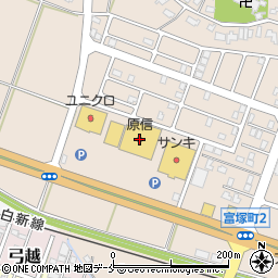 原信西新発田店周辺の地図