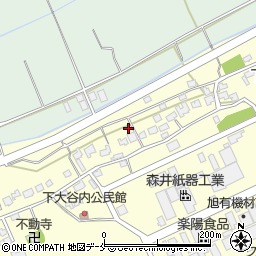 新潟県新潟市北区下大谷内265-1周辺の地図