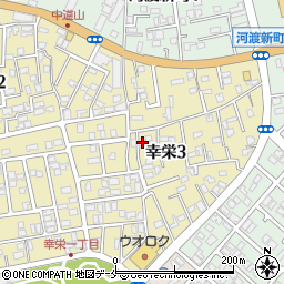 新潟県新潟市東区幸栄3丁目13-8周辺の地図