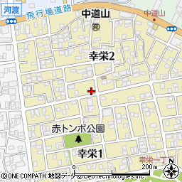 新潟県新潟市東区幸栄2丁目12-17周辺の地図