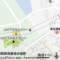 新潟県新潟市東区臨海町周辺の地図