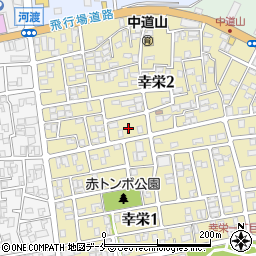 新潟県新潟市東区幸栄2丁目12周辺の地図