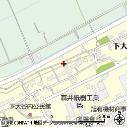 新潟県新潟市北区下大谷内278周辺の地図