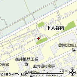 新潟県新潟市北区下大谷内769周辺の地図
