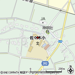 市立佐々木小学校周辺の地図