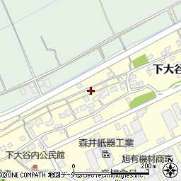 新潟県新潟市北区下大谷内281周辺の地図