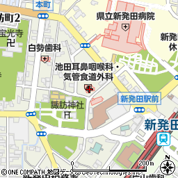 池田耳鼻咽喉科・気管食道科駅前医院周辺の地図