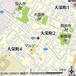 新潟県新発田市大栄町2丁目6周辺の地図
