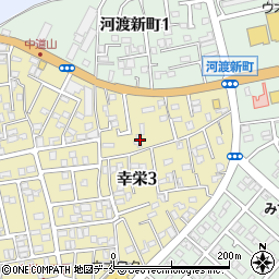 新潟県新潟市東区幸栄3丁目9-38周辺の地図