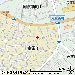 新潟県新潟市東区幸栄3丁目9-36周辺の地図