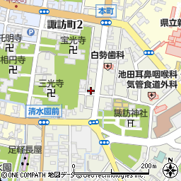 青山材木店周辺の地図