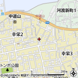 新潟県新潟市東区幸栄2丁目21-19周辺の地図